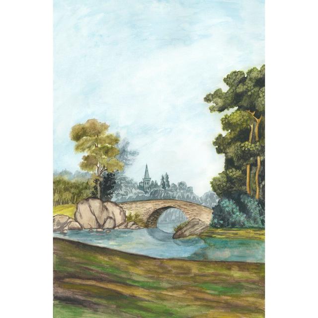 Scenic French Wallpaper III by Naomi McCavitt - Wrapped Canvas Painting Rosalind Wheeler Size: 30cm H x 20cm W on Productcaster.