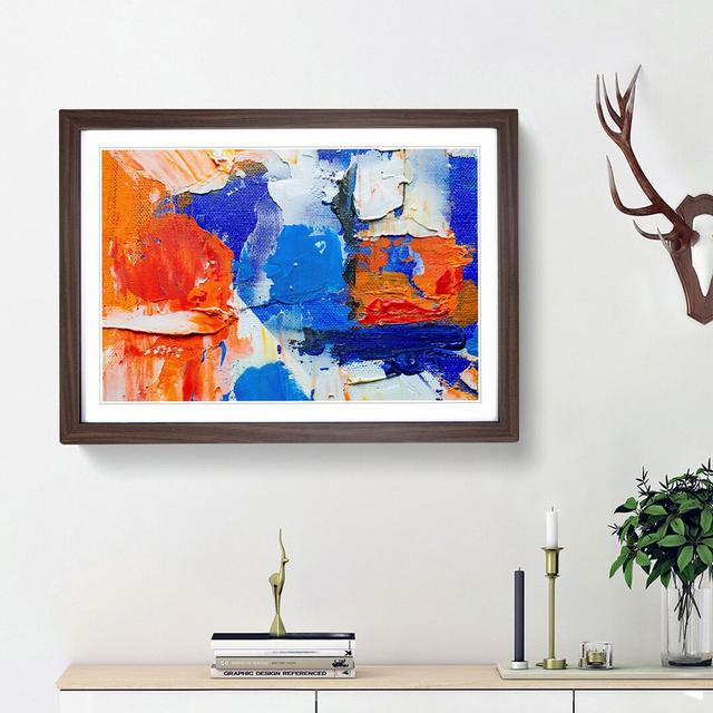 Abstract Art Painting Vol.269 by S.Johnson - Picture Frame Painting Print East Urban Home Frame Option: Walnut Framed, Size: 48cm H x 65cm W x 2cm D on Productcaster.