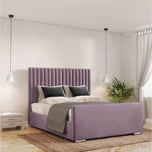 Aubrieanna Upholstered Storage Bed Canora Grey Colour: Lilac on Productcaster.