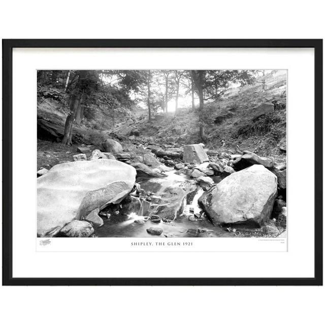 'Shipley, the Glen 1921' by Francis Frith - Picture Frame Photograph Print on Paper The Francis Frith Collection Size: 28cm H x 36cm W x 2.3cm D on Productcaster.