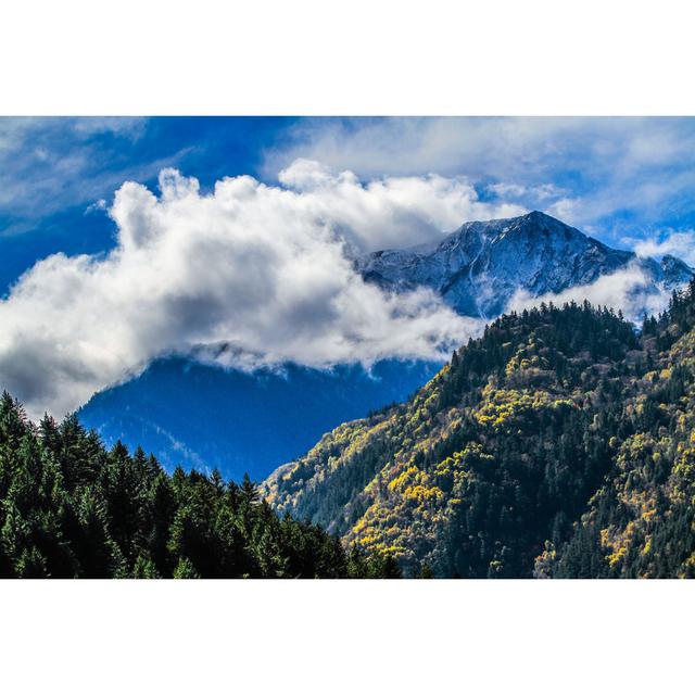 Derosier Snowy Mountain - Wrapped Canvas Photograph Alpen Home Size: 30cm H x 46cm W x 3.8cm D on Productcaster.