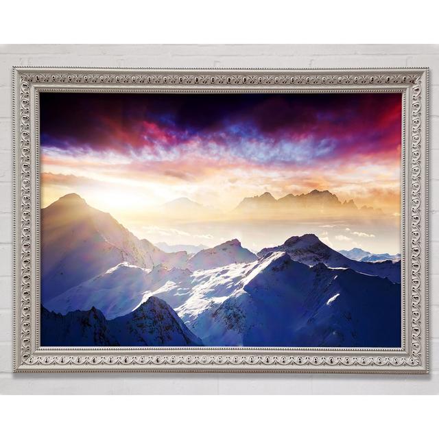 Snow Mountains 2 - Print Bright Star Size: 29.7cm H x 42cm W x 3cm D on Productcaster.