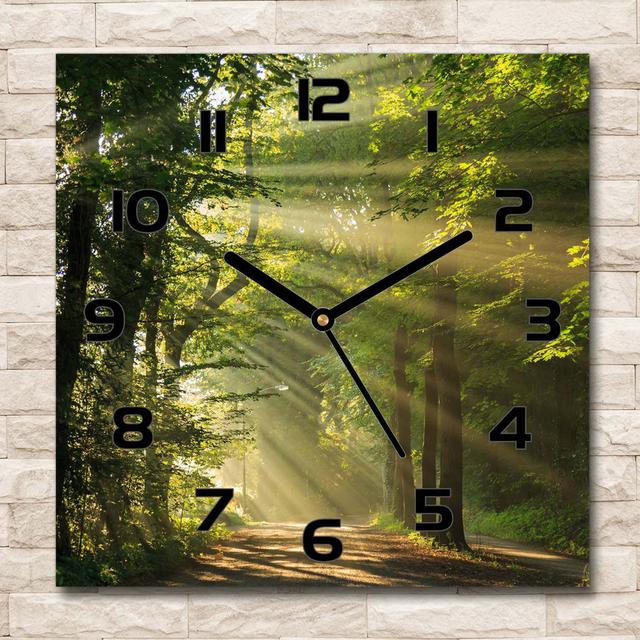 Hartmuth Silent Wall Clock East Urban Home Colour: Black on Productcaster.