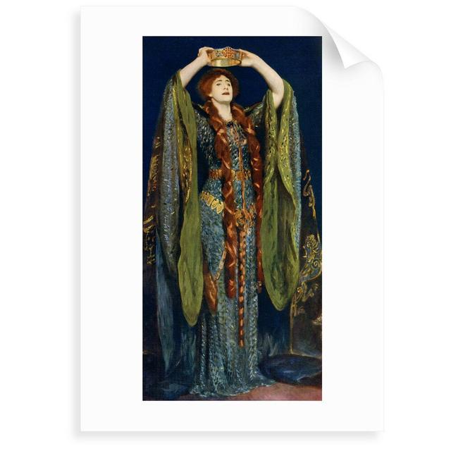 Miss Ellen Terry As Lady Macbeth by John Singer Sargent - Painting Astoria Grand Format: Unframed Paper, Size: 70 cm H x 50 cm W x 0.2 cm D on Productcaster.