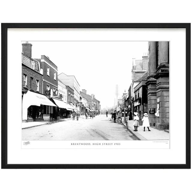 Brentwood, High Street 1903 by Francis Frith - Single Picture Frame Print The Francis Frith Collection Size: 28cm H x 36cm W x 2.3cm D on Productcaster.