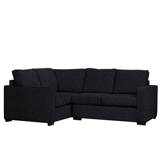 Leontine Corner Sofa Three Posts Upholstery: Naples Charcoal, Orientation: Left Facing on Productcaster.