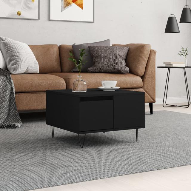 McBrine 4 Legs Coffee Table with Storage George Oliver Colour: Black on Productcaster.