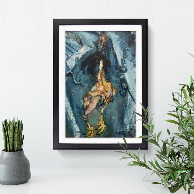 Chicken Carcass by Chaim Soutine - Picture Frame Painting East Urban Home Frame Option: Black Framed, Size: 36cm H x 27cm W x 2cm D on Productcaster.