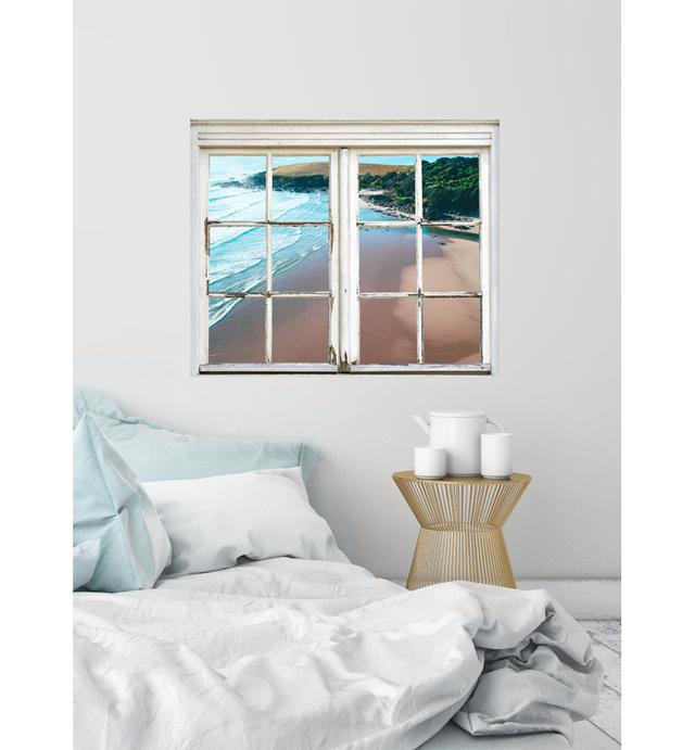 Wandtattoo Window Crosswise Beach Haus am Meer on Productcaster.