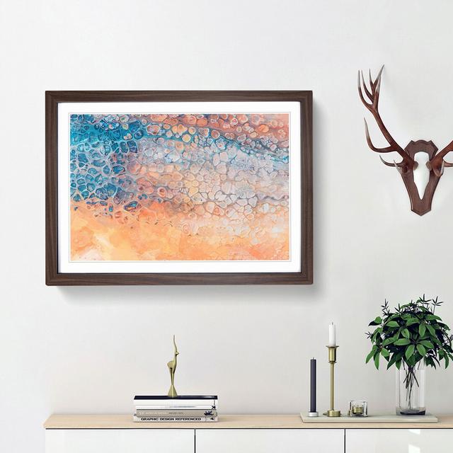 Good for You in Abstract - Picture Frame Painting Print East Urban Home Size: 62cm H x 87cm W, Frame Option: Walnut Framed on Productcaster.