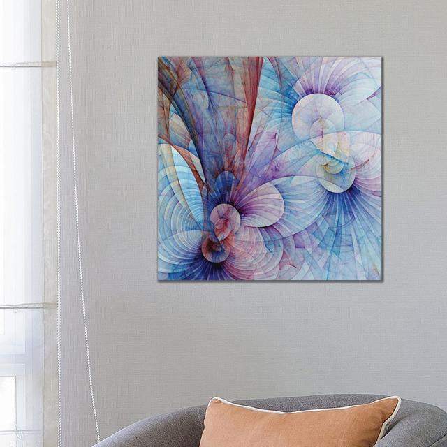 Flower Petals by Angel Estevez - Wrapped Canvas Art Prints ClassicLiving Size: 66.04cm H x 66.04cm W x 1.91cm D on Productcaster.