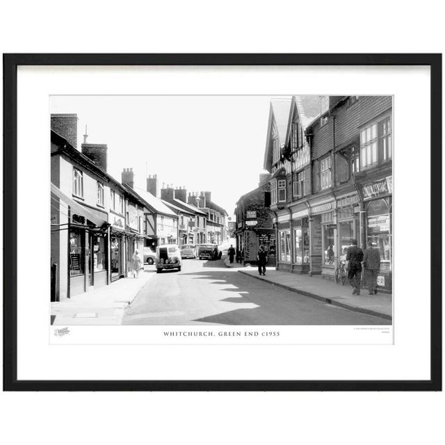 Whitchurch, Green End C1955 - Single Picture Frame Print The Francis Frith Collection Size: 60cm H x 80cm W x 2.3cm D on Productcaster.