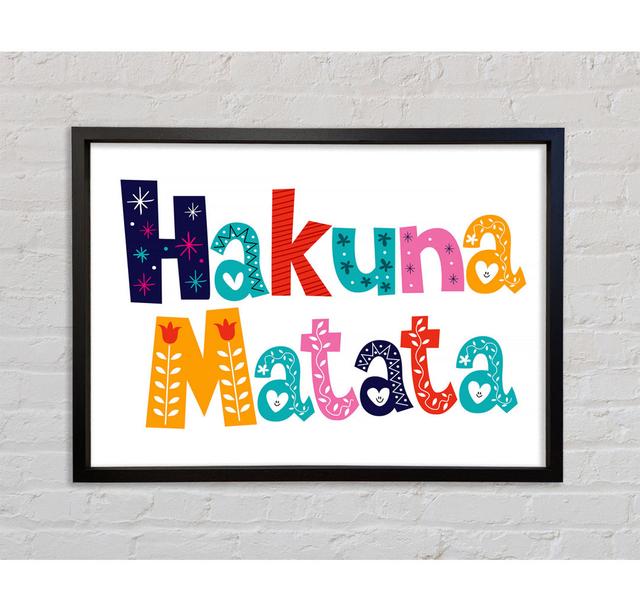 Hakuna Matata Framed Print Bright Star Size: 100cm H x 141.4cm W x 3.3cm D on Productcaster.