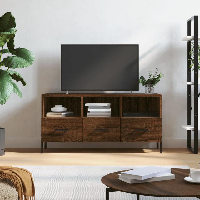 Melquan TV Stand for TVs up to 43" 17 Stories Colour: Brown Oak on Productcaster.