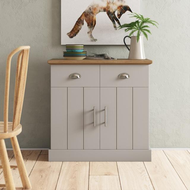 Brielle Sideboard Fernleaf Colour: Grey on Productcaster.