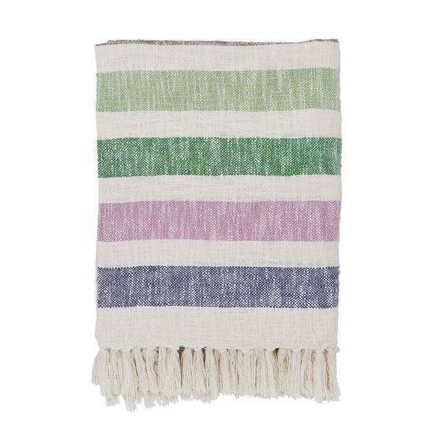 Beekeepers Cottage Stripe Woven Cotton Throw JOULES on Productcaster.