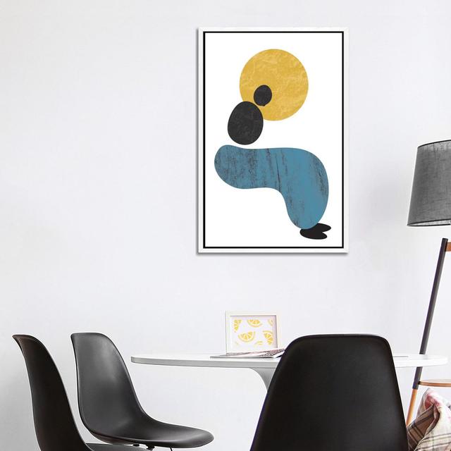 Abstract Lady by Flatowl - Print on Canvas East Urban Home Size: 66.04cm H x 45.72cm W x 3.8cm D, Format: White Floater Framed on Productcaster.