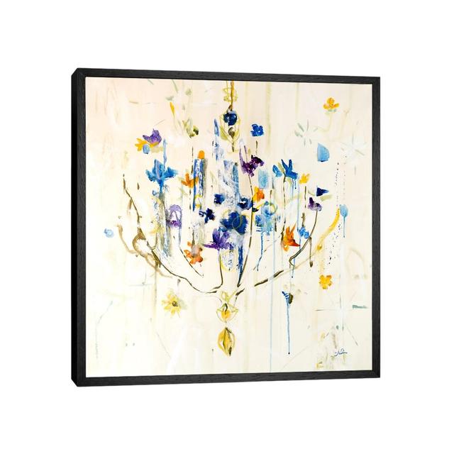 Natural Chandelier I by Julian Spencer - Painting Print on Canvas 17 Stories Format: Black Framed Canvas, Size: 45.72cm H x 45.72cm W x 3.81cm D on Productcaster.