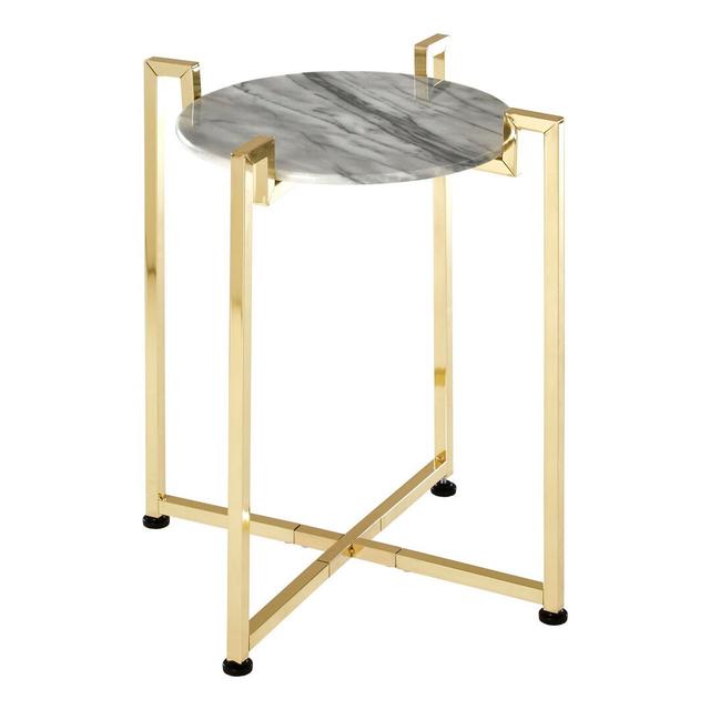 Derrick Marble Side Table Fairmont Park on Productcaster.