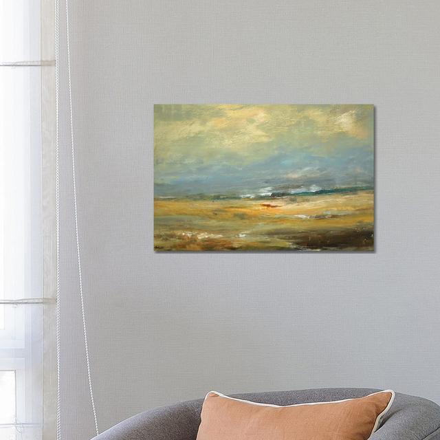 Sunlit Land by Lisa Ridgers - Wrapped Canvas Art Prints Ophelia & Co. Size: 66.04cm H x 101.6cm W x 1.91cm D on Productcaster.