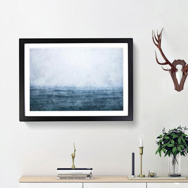 Ocean Rain in Cambodia - Picture Frame Graphic Art Print East Urban Home Frame Option: Black Framed, Size: 62cm H x 87cm W x 2cm D on Productcaster.