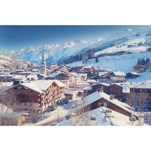 French Alps In Haute Savoie by Benoitbruchez - Wrapped Canvas Print Alpen Home Size: 51cm H x 76cm W on Productcaster.