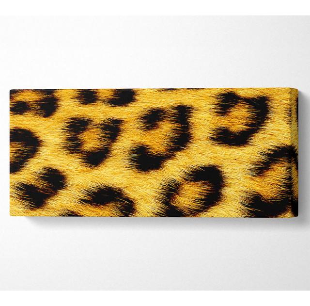 Leopard Print Panoramic Canvas Canora Grey Size: 71cm H x 162.5cm W on Productcaster.