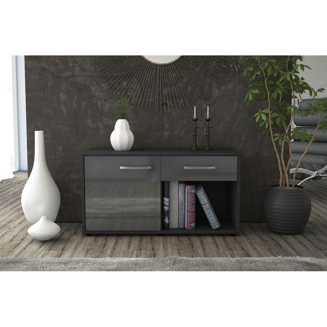 Micai TV Stand 17 Stories Colour: Grey and anthracite on Productcaster.