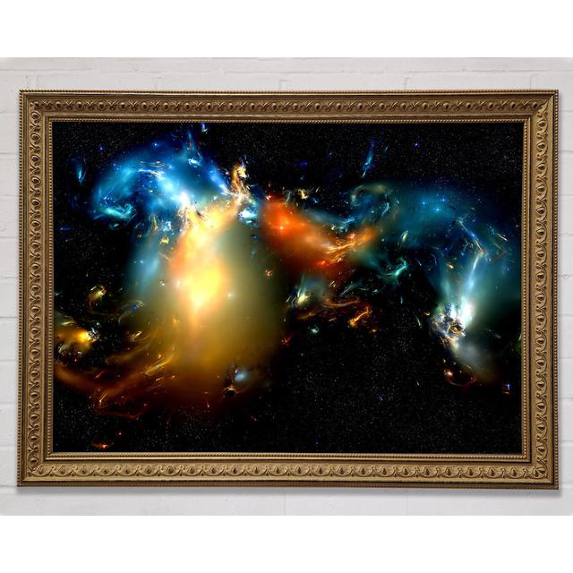 Universe Beauty Framed Print Ivy Bronx Size: 100cm H x 141.4cm W on Productcaster.