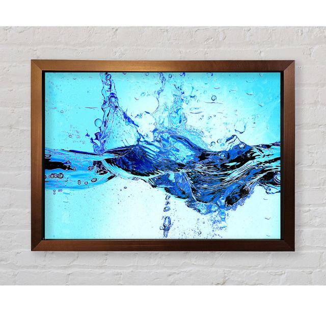 Crash Of The Water Splash - Single Picture Frame Art Prints Bright Star Size: 59.7cm H x 84.1cm W on Productcaster.