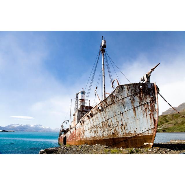 Whaling Ship by Mlenny - No Frame Art Prints on Canvas Breakwater Bay Size: 81cm H x 122cm W on Productcaster.