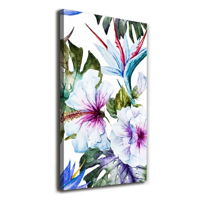 Hawaiianische Blumen - Kunstdrucke auf Segeltuch Sansibar Home on Productcaster.