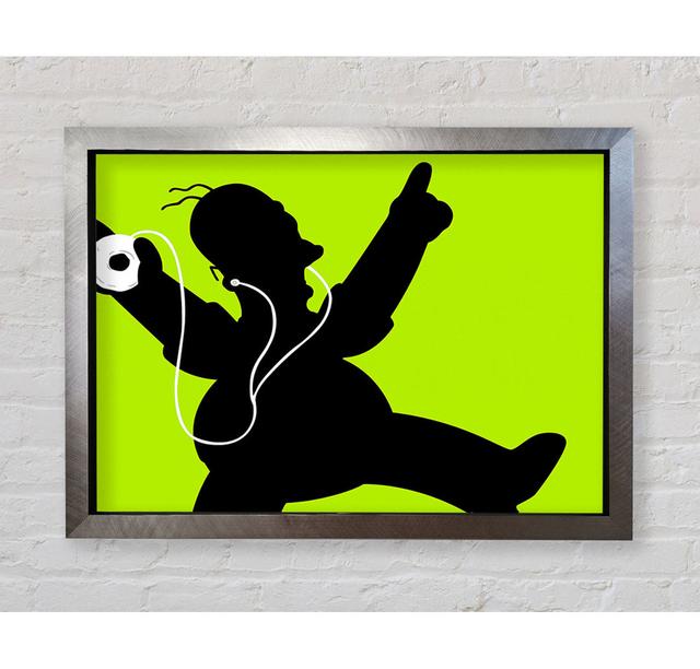 Homer Simpson - Single Picture Frame Art Prints Bright Star Size: 100cm H x 141.4cm W x 3.4cm D on Productcaster.