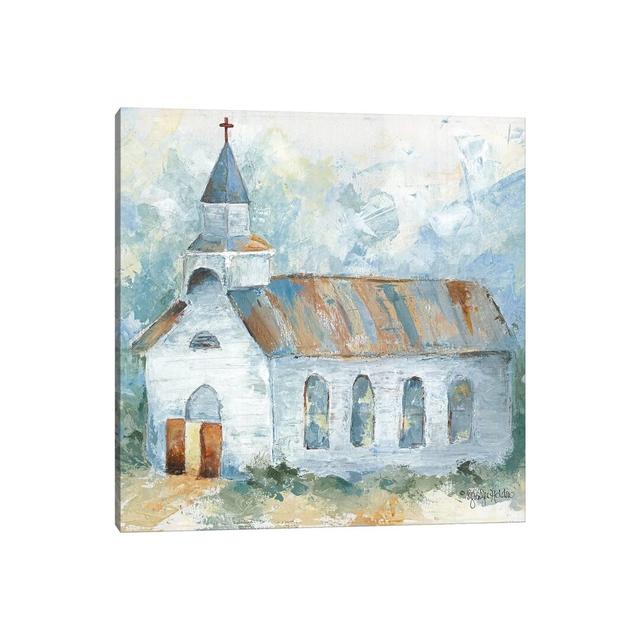 Near the Cross by Jennifer Holden - Painting Print on Canvas Ebern Designs Format: Wrapped Canvas, Size: 30.48cm H x 30.48cm W x 1.91cm D on Productcaster.