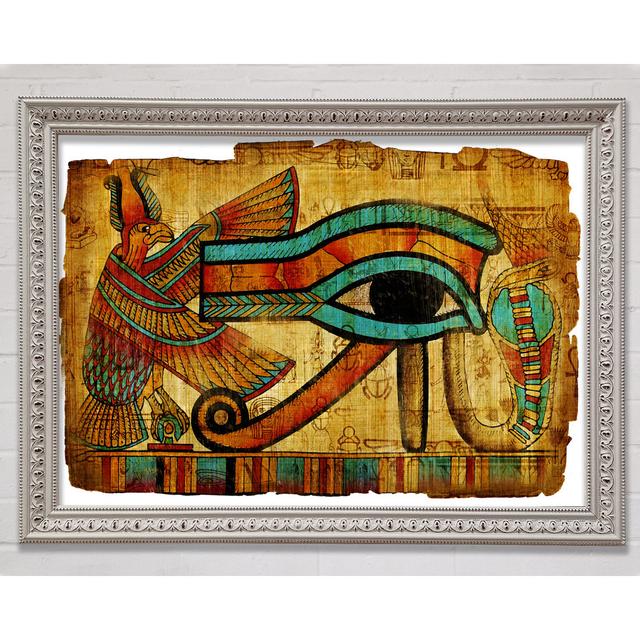 Egyptian The Eye Of Horus - Single Picture Frame Art Prints Latitude Vive Size: 42.42cm H x 59.7cm W on Productcaster.