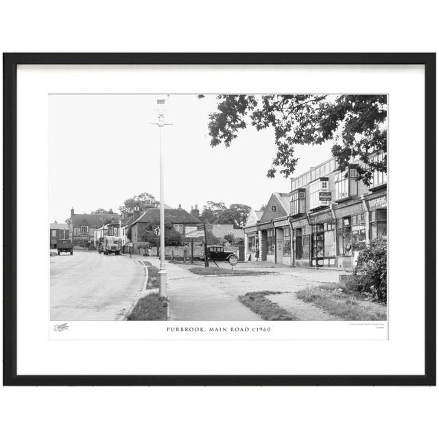 'Purbrook, Main Road C1960' by Francis Frith - Picture Frame Photograph Print on Paper The Francis Frith Collection Size: 60cm H x 80cm W x 2.3cm D on Productcaster.