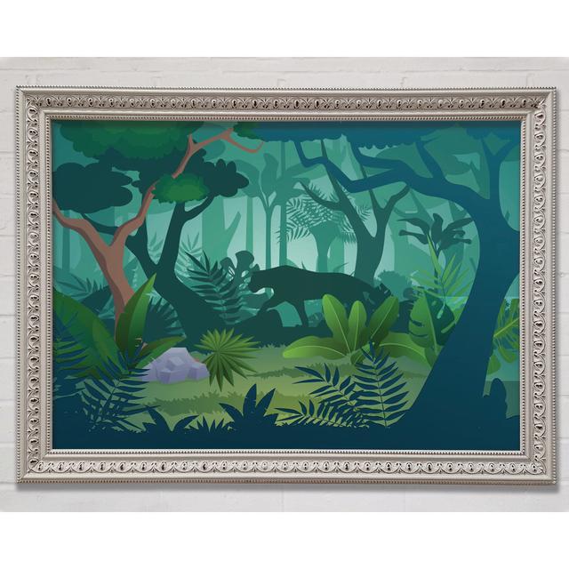 The Jaguar Forest Walk Framed Print Bright Star Size: 29.7cm H x 42cm W x 3cm D on Productcaster.