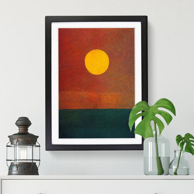 Sun Painting - Picture Frame Print Big Box Art Frame Option: Oak, Size: 34cm H x 25cm W x 2cm D on Productcaster.