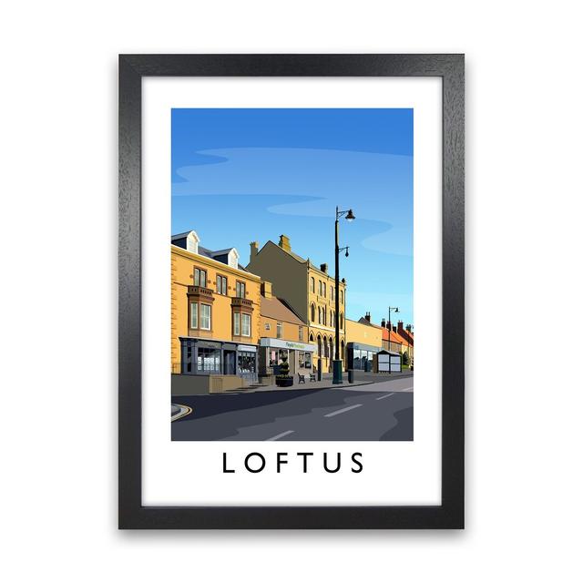 Loftus 3 Portrait by Richard O'Neill - Graphic Art Corrigan Studio Format: Black Framed, Size: 46cm H x 34cm W x 3cm D on Productcaster.