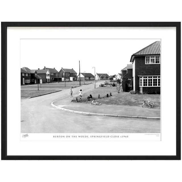 'Burton on the Wolds, Springfield Close C1960' - Picture Frame Photograph Print on Paper The Francis Frith Collection Size: 48.4cm H x 63.6cm W x 2.3c on Productcaster.