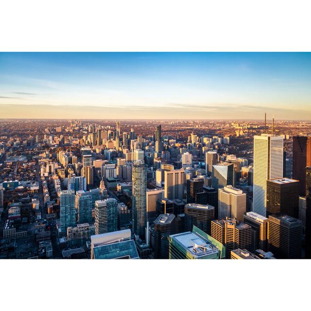 View of Toronto City by Diegograndi - Wrapped Canvas Photograph 17 Stories Size: 51cm H x 76cm W on Productcaster.