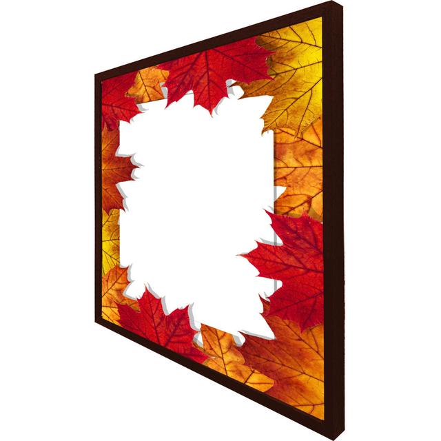 Ascutney Autumn Border - Single Picture Frame Art Prints ClassicLiving Size: 61cm H x 61cm W x 4cm D, Format: Brown Framed on Productcaster.