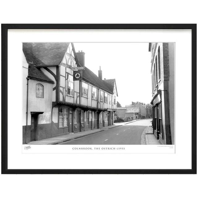 'Colnbrook, the Ostrich C1955' by Francis Frith - Picture Frame Photograph Print on Paper The Francis Frith Collection Size: 40cm H x 50cm W x 2.3cm D on Productcaster.