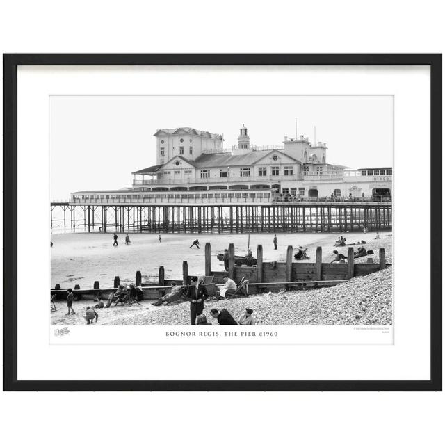 'Bognor Regis, the Pier C1960' by Francis Frith - Picture Frame Photograph Print on Paper The Francis Frith Collection Size: 28cm H x 36cm W x 2.3cm D on Productcaster.