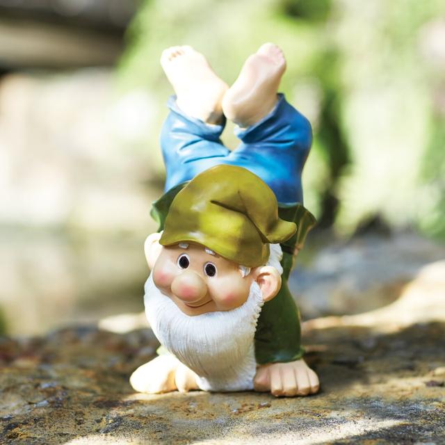 Handstand Henry the Garden Gnome Statue Design Toscano on Productcaster.