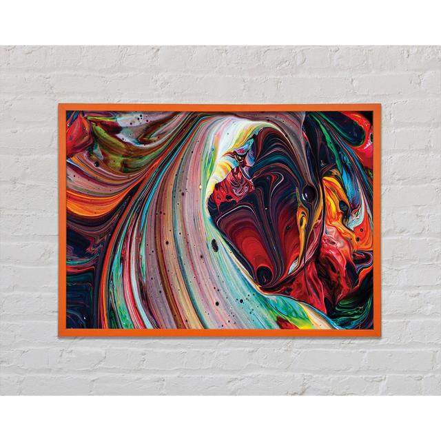 Mixing up the Paint - Single Picture Frame Art Prints Ivy Bronx Size: 21cm H x 29.7cm W x 2cm D on Productcaster.