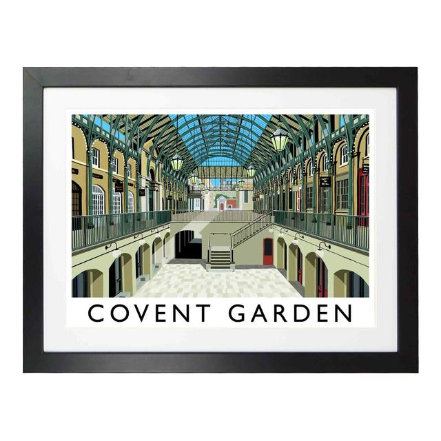 Covent Garden by Richard O'Neil - East Urban Home Format: Black Wood Frame, Size: 44 cm H x 54 cm W x 2.2 cm D on Productcaster.