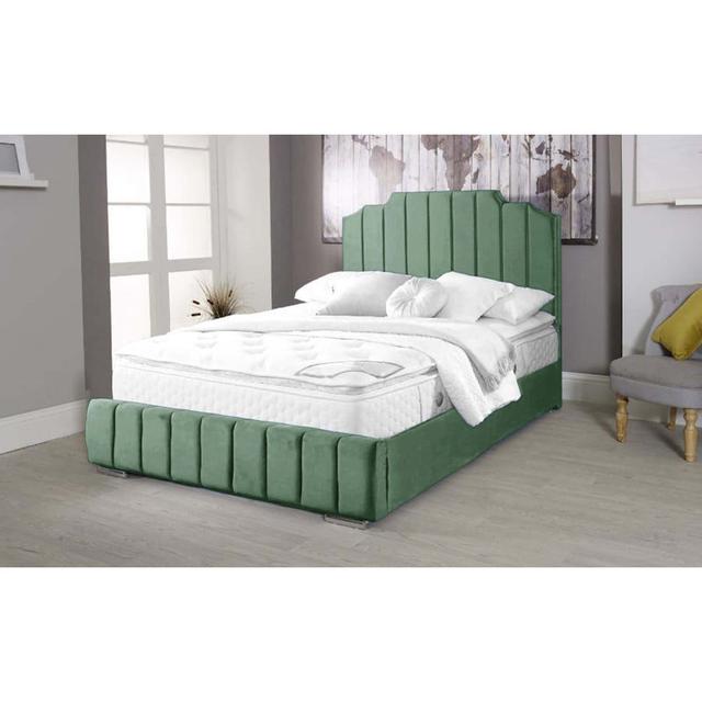 Alyshea Panel Bed Canora Grey Colour: White, Size: Super King (6') on Productcaster.