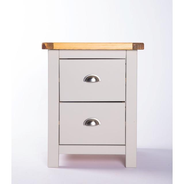 Burgoyne 2 Drawer Bedside Table Brambly Cottage on Productcaster.