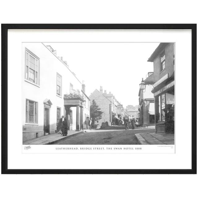 'Leatherhead, Bridge Street, the Swan Hotel 1888' by Francis Frith - Picture Frame Photograph Print on Paper The Francis Frith Collection Size: 40cm H on Productcaster.